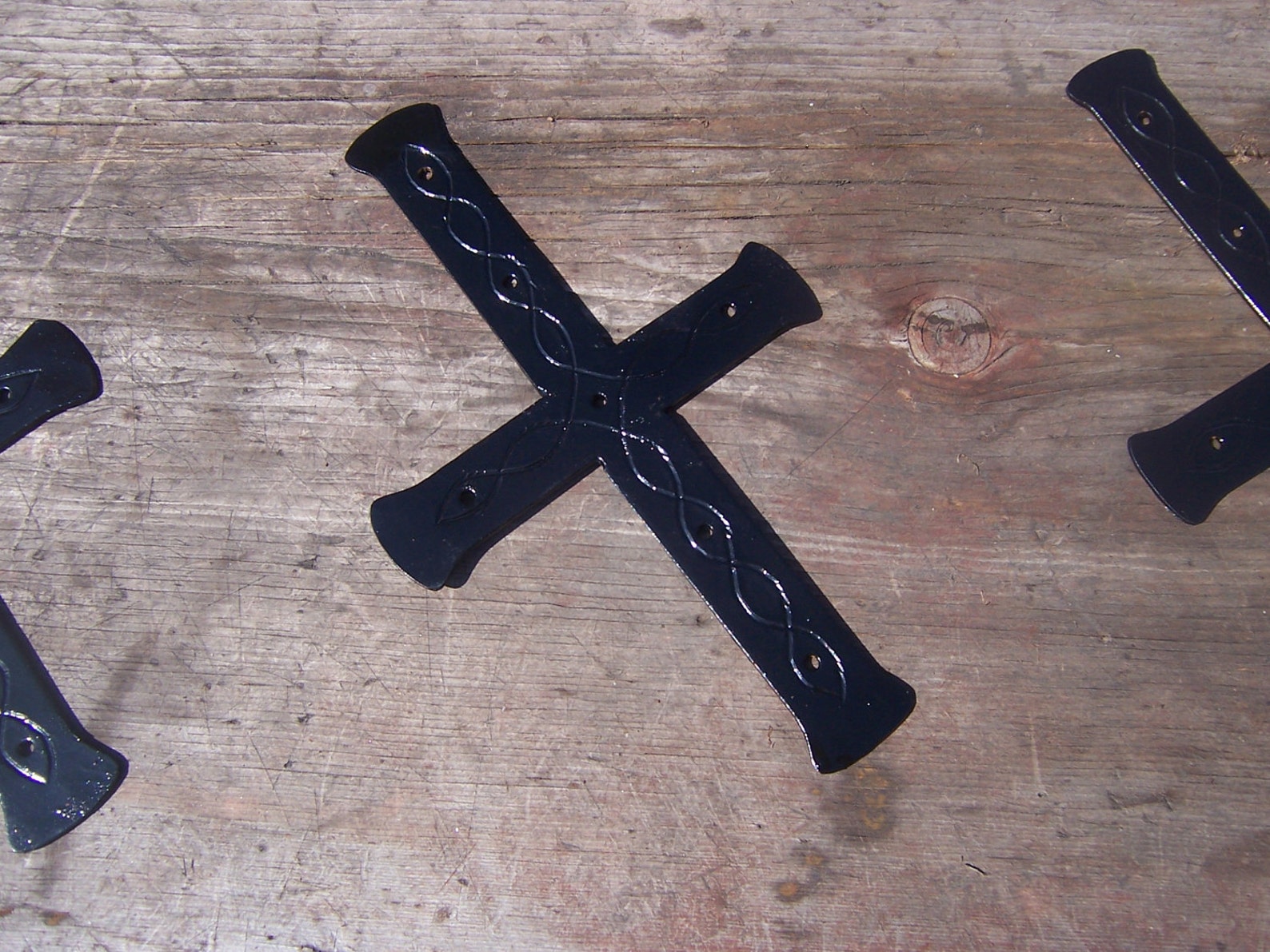 Chiseled Ironwork Cross Brackets Qty 2 Etsy