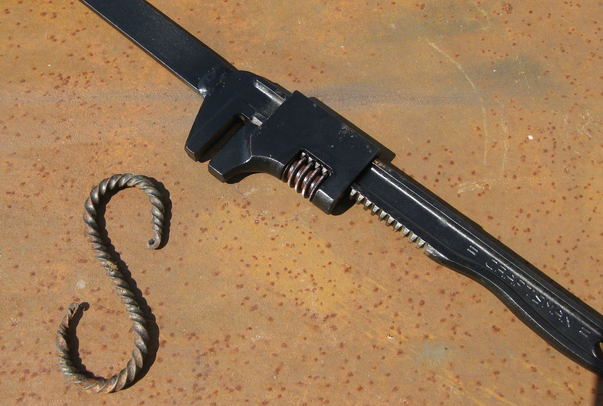 Blacksmith Adjustable Twisting Wrench, Ironwork Tool Etsy