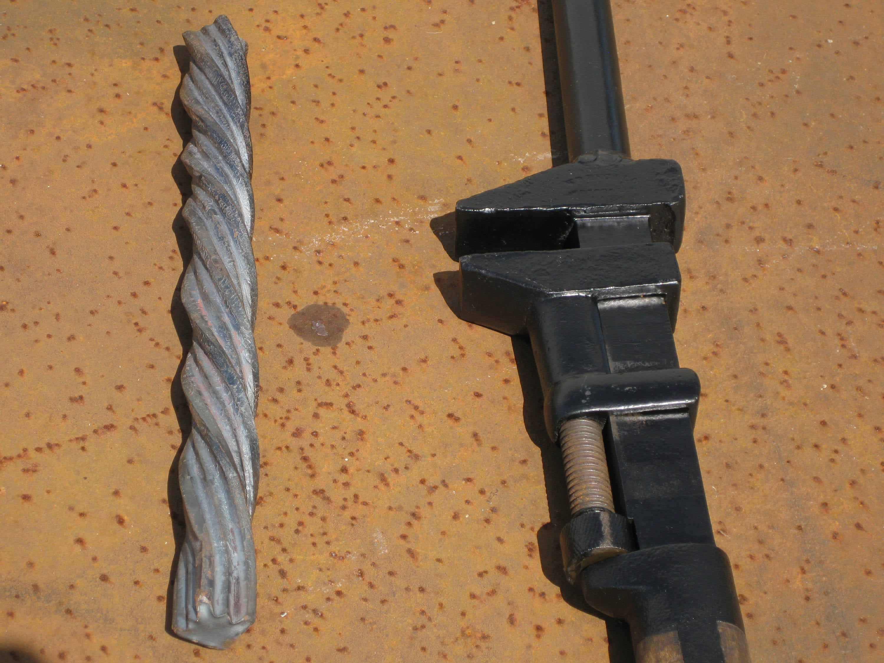 Blacksmith Adjustable Twisting Wrench Ironwork Tool Etsy