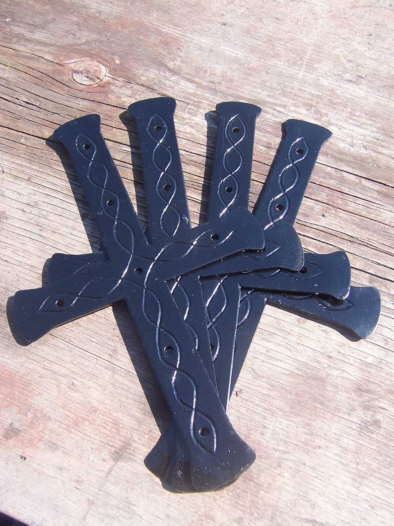 Chiseled Ironwork Cross Brackets Qty 2 Etsy