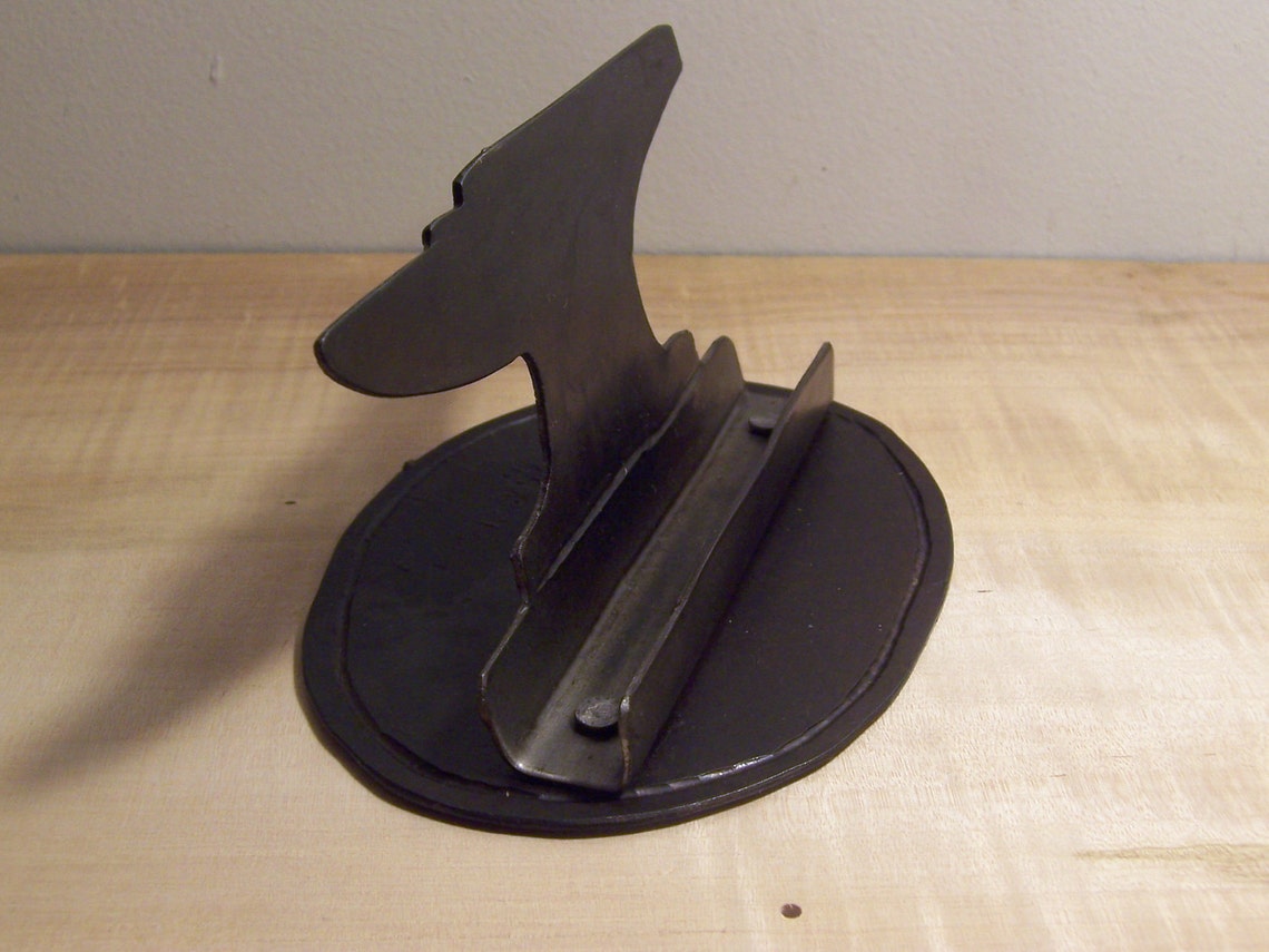 Blacksmith Anvil Business Card Holder Ironwork Etsy