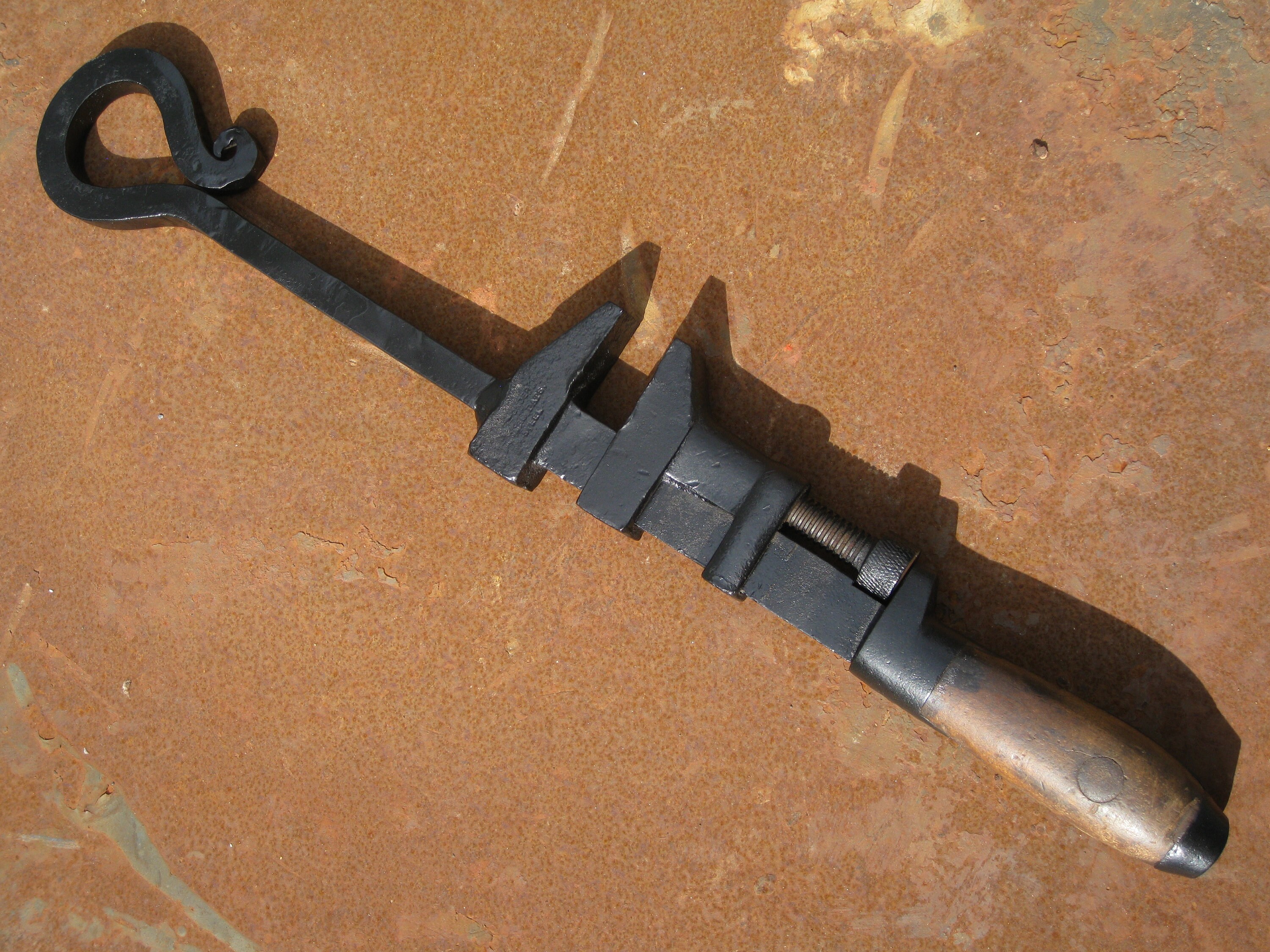 Blacksmith Adjustable Twisting Wrench Ironwork Tool Etsy