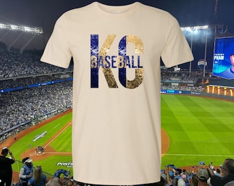 KC Baseball Glitter Tee