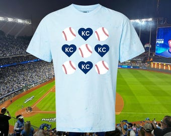KC Baseball Hearts Tee