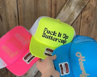 Neon Trucker Kappe