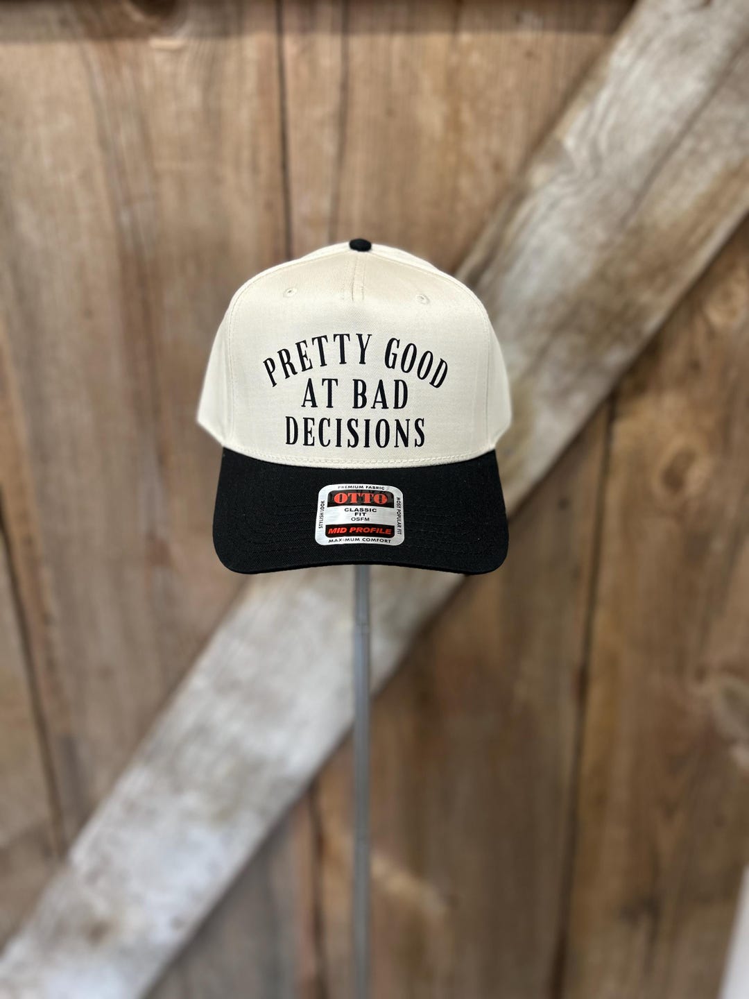 Pretty Good at Bad Decisions-trucker Hat - Etsy display picture 1