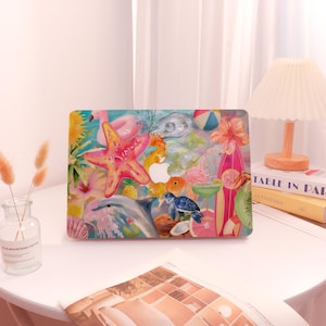 Ocean Life Custom Macbook case, MacBook Pro 16/14 2024, MacBook Air15, MacBook Air13,MacBook Air11, MacBook Pro 13, MacBook Ret 15/13
