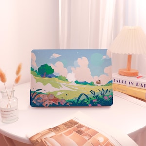 Cartoon Landscape Custom New Laptop Case Macbook case for Pro16/14 2024, MacBook Air 15 13 11, MacBook Pro 13, MacBook 12, MacBook Ret 15/13