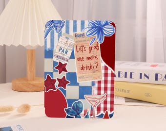 Classic Collage Kindle Case For PaperWhite 12/11/7th,Kindle Case 12th 2024, Kindle 11th 10th,Kindle Paperwhite Cover, Paperwhite 2021 Case