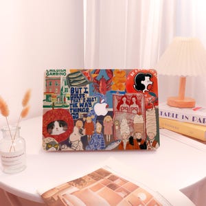 Anime Collage Custom Macbook case, MacBook Pro 16/14 2024, MacBook Air15, MacBook Air13,MacBook Air11, MacBook Pro 13, MacBook Ret 15/13