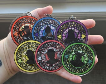 DND/BG3 Companions Acrylic Keychain