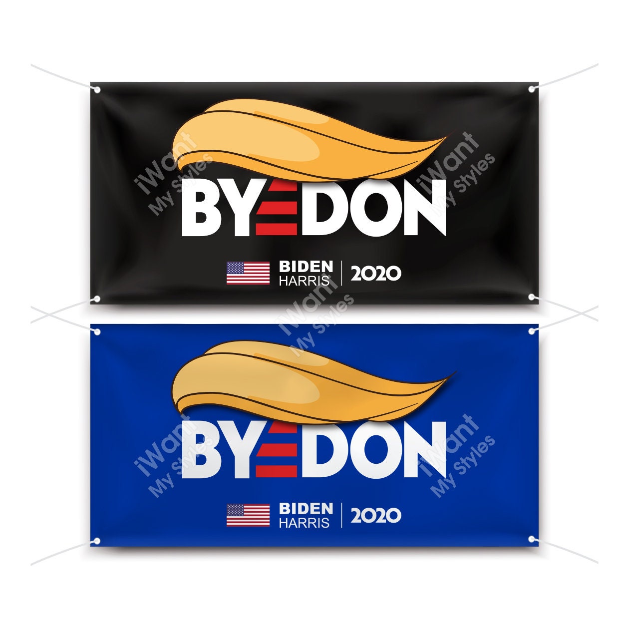 Byedon Biden Harris 2020 Banner, Vinyl Banner, Republican Donald Trum…