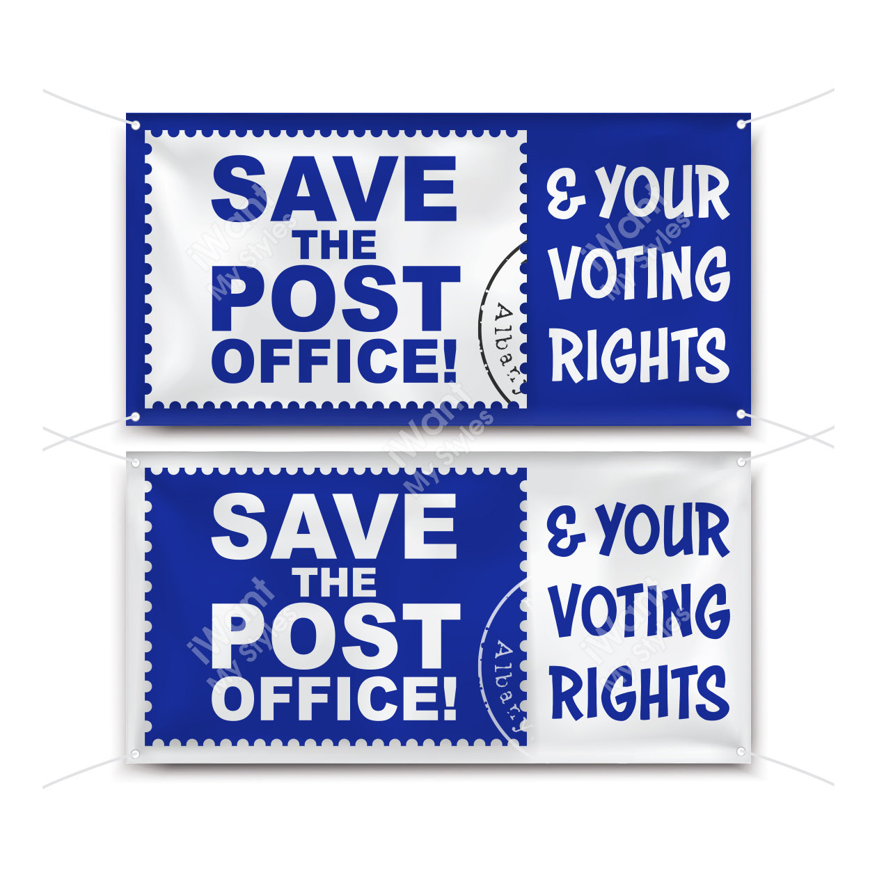 Save the Post Office! Banner, Vinyl Banner, Save the Post Office