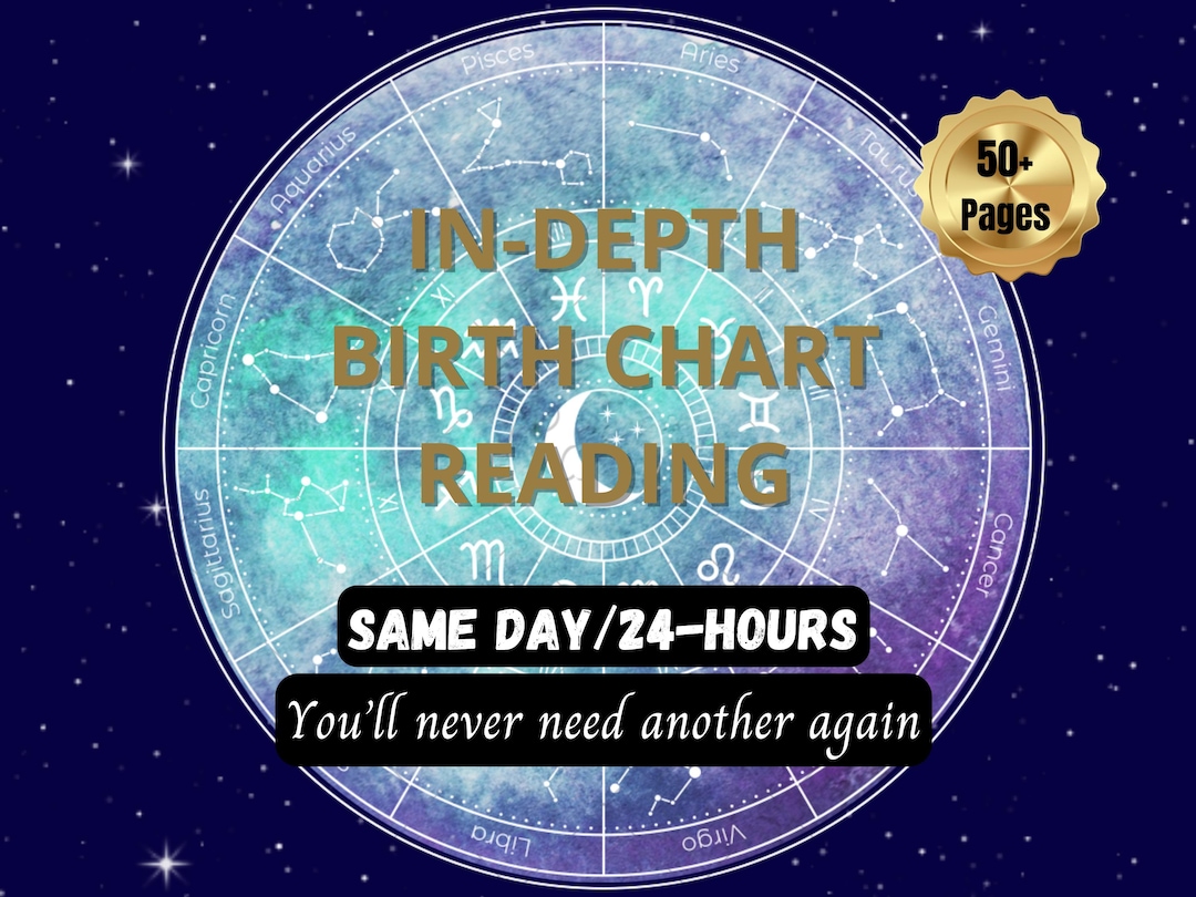In-depth Natal Chart Reading Birth Chart Astrology Reading Full ...