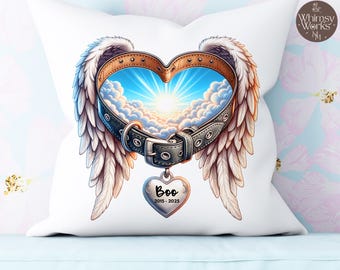 Dog Memorial Heart Collar PNG Sublimation