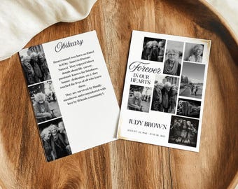 Funeral Program Template – Celebration of Life Photo Program