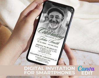 Funeral Invitation Template – Celebration of Life