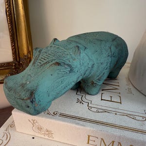 Egyptian blue hippo - Etsy 日本