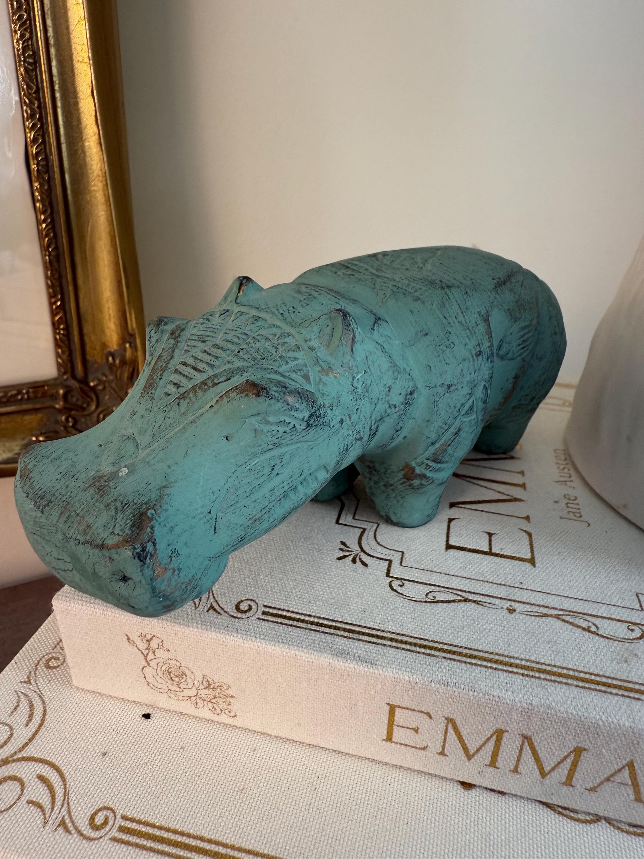 Egyptian blue hippo - Etsy 日本