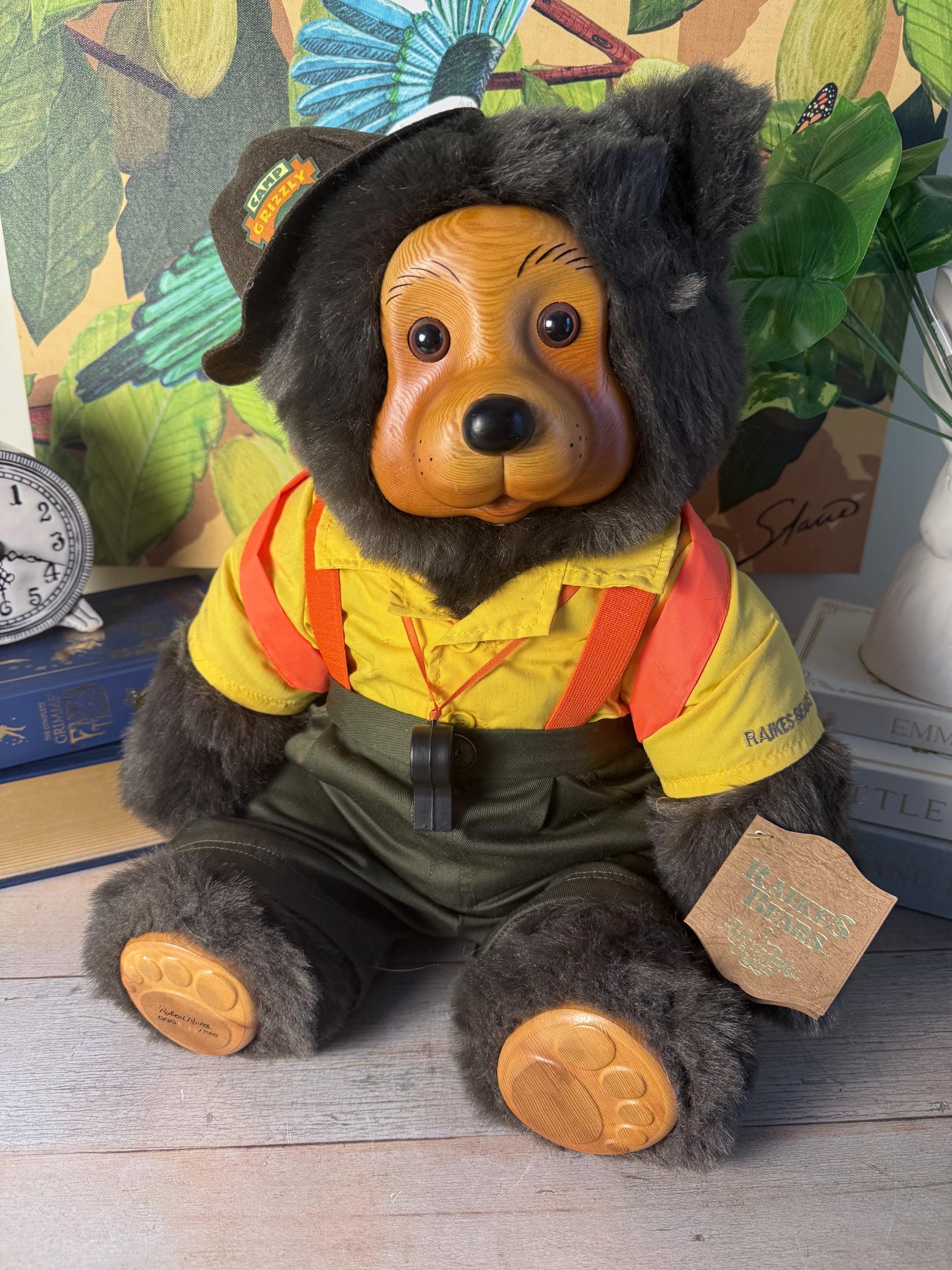 テディベア Robert raikes bears 木彫り 海外作家レイクスベア 【公式