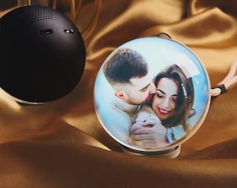 Globo terráqueo de cristal personalizado / Regalo de vídeo personalizado / Esfera de recuerdo / Regalos románticos para San Valentín, cumpleaños, Navidad y otras ocasiones especiales.