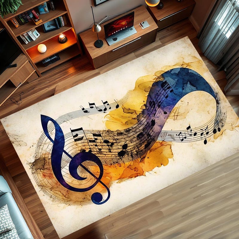 Music Rug - Etsy