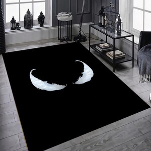 Venom rug, Spiderman Rug, Superhero Rug, Venom Rug, Green Venom rug, Magazine Cover, Fantasy Rug, Cartoon Rug, Boys Room Rug, Home Gift Rug
