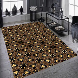 Desing Rug, Pattern Rug, Artwork Rug, Luxury Rug, Saloon Rug, Non Slip Rug, Washable Rug, Home Gift Rug,Stylish Carpet, New Year Gift Rug