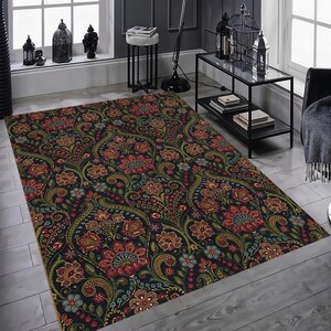 Old Carpet, Colorful Design Rug, Artwork Rug,  Saloon Rug, Non Slip Rug,Washable Rug, Home Gift Rug,Stylish Carpet, New Year Gift Desing Rug