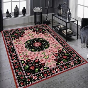 Old Carpet, Colorful Design Rug, Artwork Rug,  Saloon Rug, Non Slip Rug,Washable Rug, Home Gift Rug,Stylish Carpet, New Year Gift Desing Rug