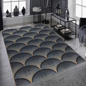 Desing Rug, Pattern Rug, Artwork Rug, Luxury Rug, Saloon Rug, Non Slip Rug, Washable Rug, Home Gift Rug,Stylish Carpet, New Year Gift Rug