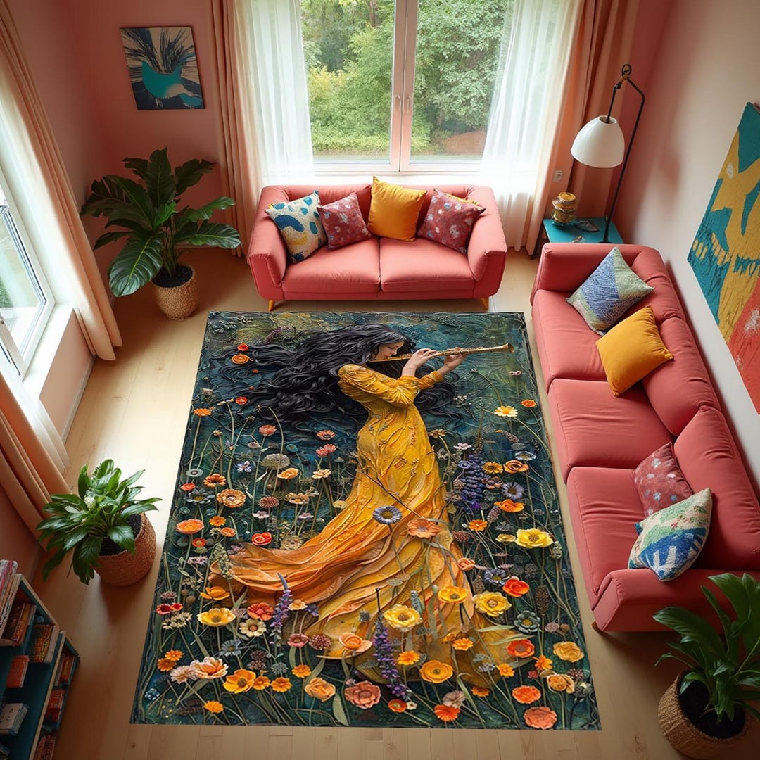 Artistic Rug, Artwork Rug, Luxury Rug, Saloon Rug, Non Slip Rug ...