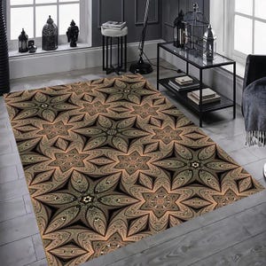 Old Carpet, Colorful Design Rug, Artwork Rug,  Saloon Rug, Non Slip Rug,Washable Rug, Home Gift Rug,Stylish Carpet, New Year Gift Desing Rug