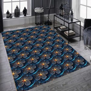 Desing Rug, Pattern Rug, Artwork Rug, Luxury Rug, Saloon Rug, Non Slip Rug, Washable Rug, Home Gift Rug,Stylish Carpet, New Year Gift Rug
