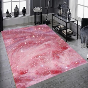 Tapete desing rosa, tapete rosa, tapete de arte, tapete de luxo, tapete de salão, tapete antiderrapante, tapete lavável, tapete de presente para casa, tapete elegante, presente de ano novo