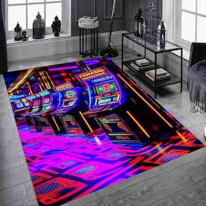 Casino Rug, Poker Rug, Casino Games Rug, Home Decor Rug, Gift Rug, Custom Rug, Area Rug, Popular Rug, Modern Rug,Non Slip Rug,New Year