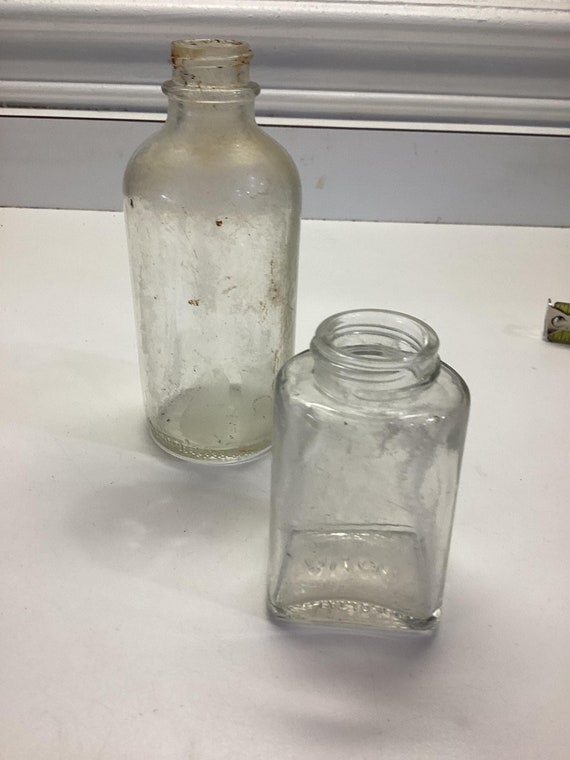 Avon perfume bottle and apothecary bottle