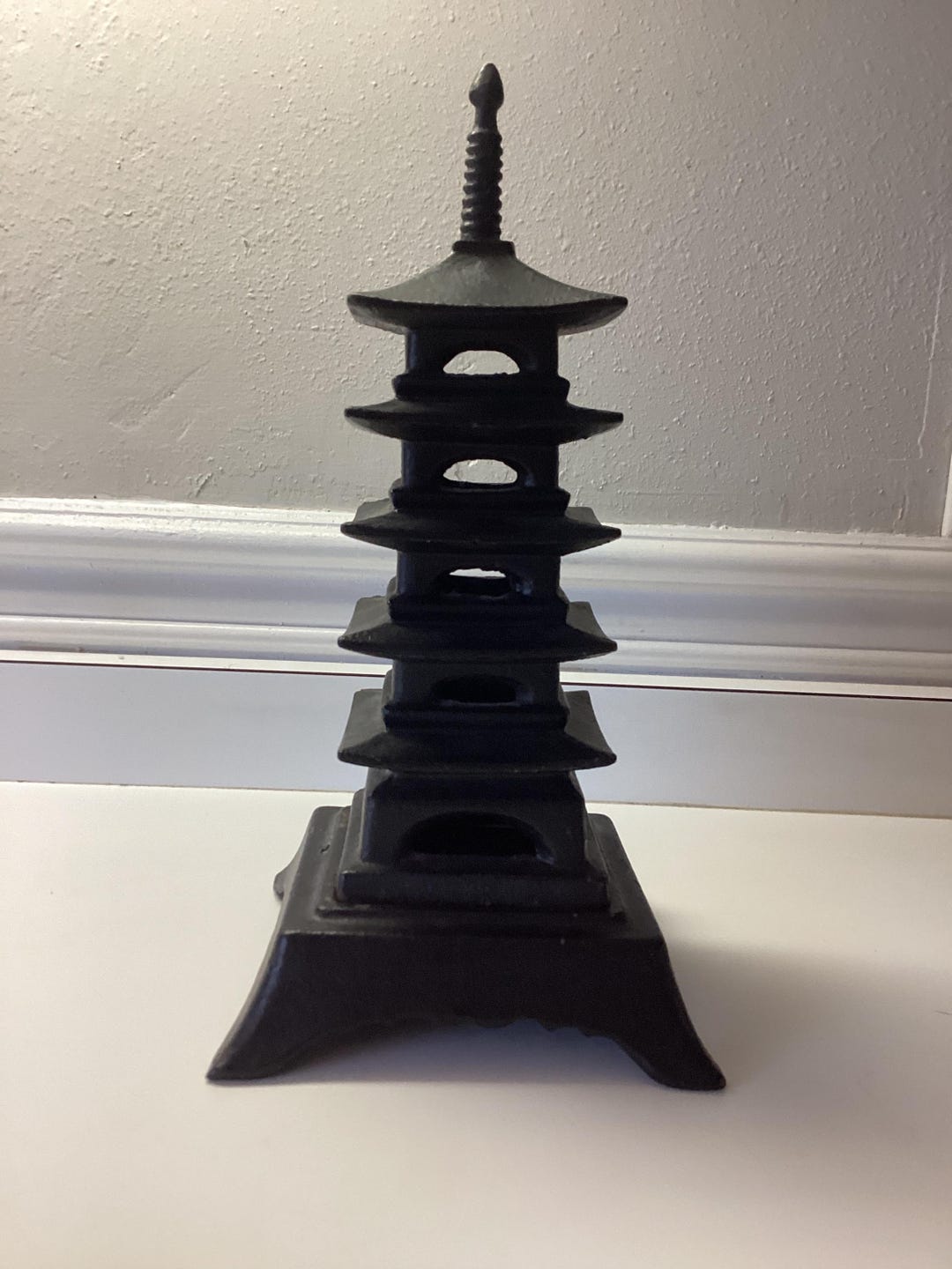 Vintage Cast Iron Pagoda Censer - Etsy