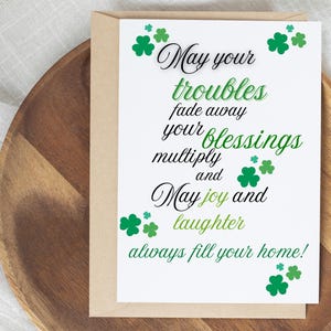 Afdrukbare St. Patrick's Day-kaart, Saint Patrick's-kaarten, Instant Download, Wenskaarten, St. Patrick's Day Grappige St. Patrick's Day-kaarten