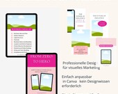 10 Pinterest Pin Templates / Pinterest Vorlagen Canva/ Pinterest Blogger Templates / Digitales Produkt / Social Media Vorlagen Canva