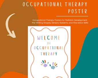 Welcome to Occupational Therapy Poster - Printable Clinic Decor