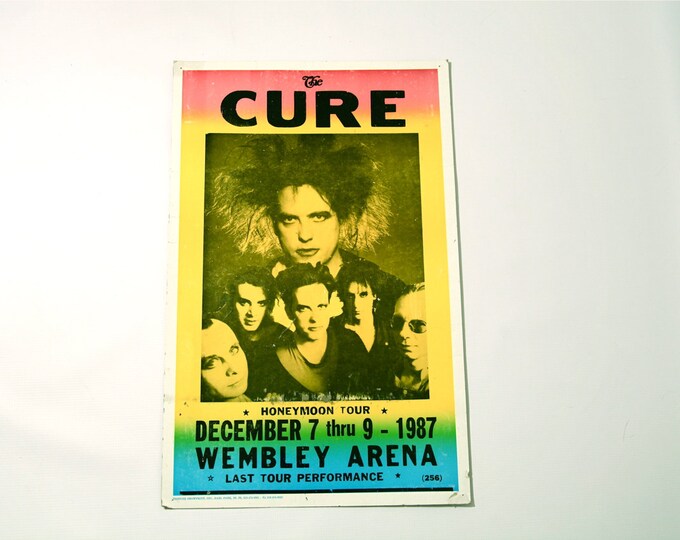 The Cure Concert Poster Etsy