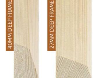Canvas Stretching & Framing Service: Bespoke Gallery Stretch (UK Only)
