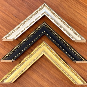 Ornate Picture Frame Lima Range Premium Wood Gold/Silver/Black  A1/A2/A3/A4/A5