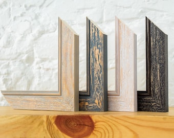 Rustic Pine Wood Picture Frame: Distressed Finish, Rosmere Range