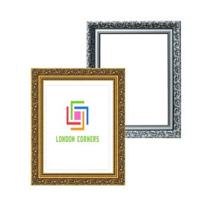 Bordeaux Baroque Ornate Shabby Chic Antique Style Picture Frame Gold/Silver A1/A2/A3/A4/A5