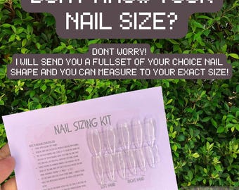 Nail Sizing Kit: Accurate Fit for Press-On Nails | NAILS BY DAYIE
