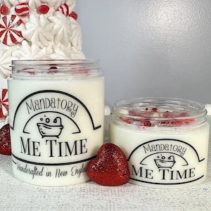 Peppermint Swirl Sugar Scrub ~ Peppermint Scrub ~ Peppermint Lover ~ Christmas Season ~ For Her ~ For Mother ~ For Wife ~ Gift Giving
