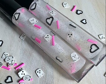 Halloween Lip Gloss Handmade, Hydrating Portable Gloss, Birthday Gift, Birthday Present, Handmade Treat, Ghost Mellow Lip Gloss, For Her