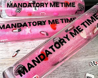 Halloween Lip Gloss Handmade, Hydrating Portable Gloss, Birthday Gift, Birthday Present, Handmade Treat, Scream Queen Lip Gloss, For Her